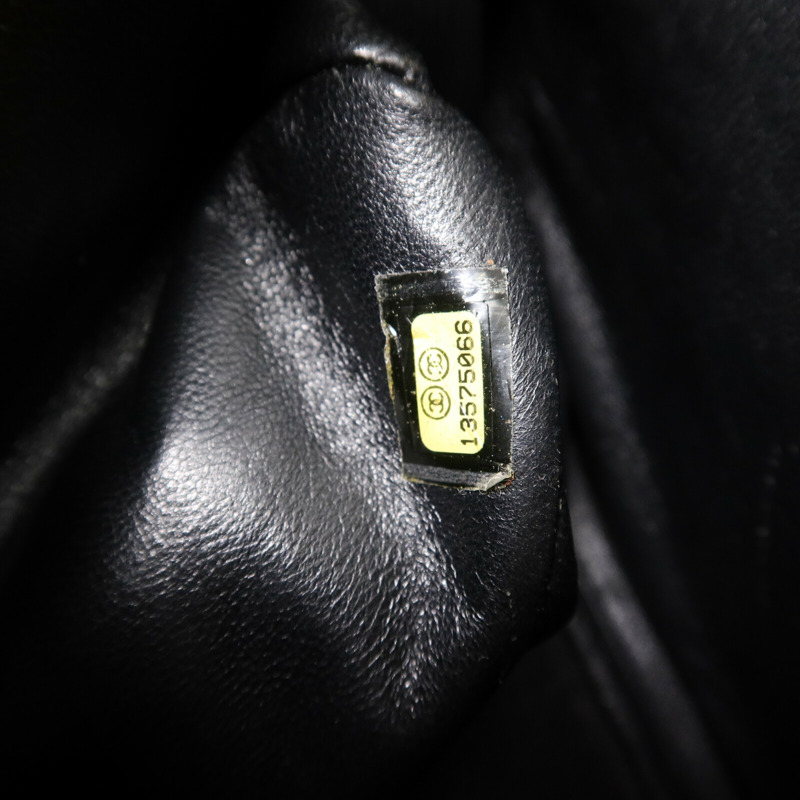 CHANEL 牛皮皮革Large Classic鏈帶肩背袋-7