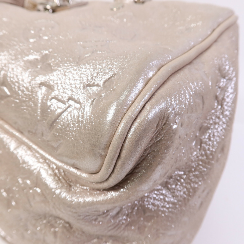 LOUIS VUITTON Monogram Shimmer Comet Boston Bag肩背袋-8