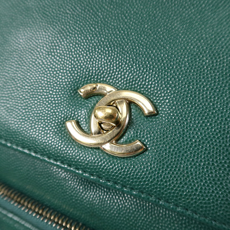 CHANEL 牛皮皮革Affinity Backpack背包-6