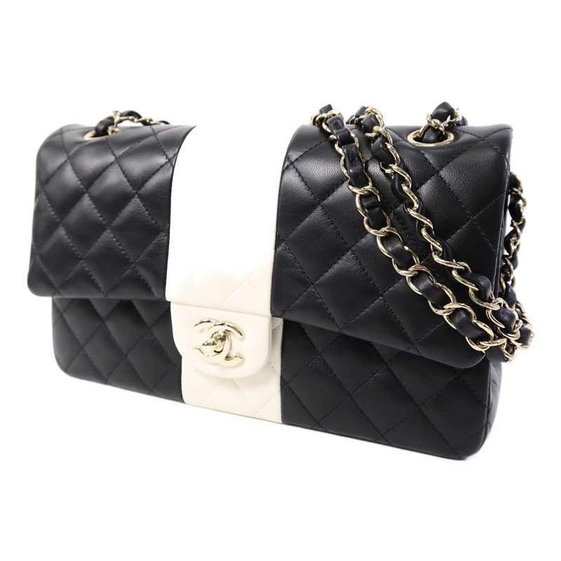 CHANEL 羊皮皮革Classic 25鏈帶肩背袋-2