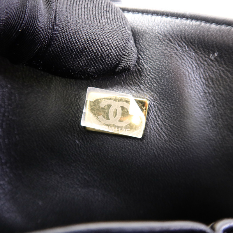 CHANEL 羊皮皮革Classic 25鏈帶肩背袋-7