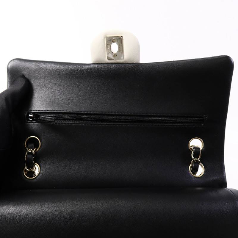 CHANEL 羊皮皮革Classic 25鏈帶肩背袋-14