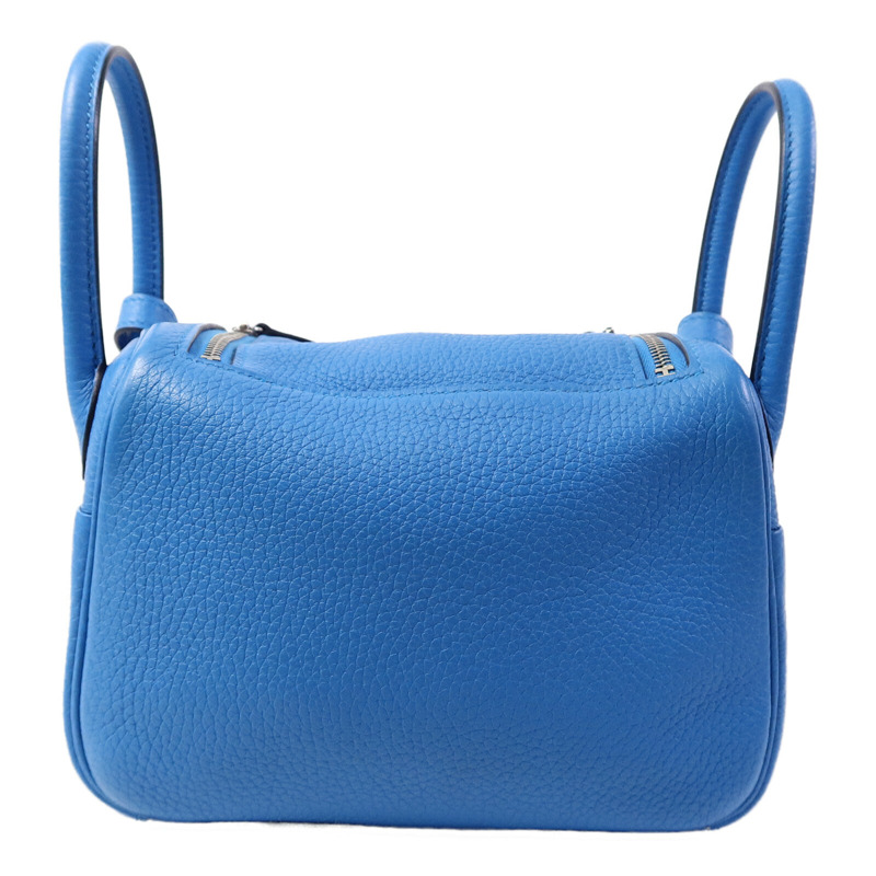 HERMES Clemence皮革Mini Lindy金扣手挽肩背兩用袋-1