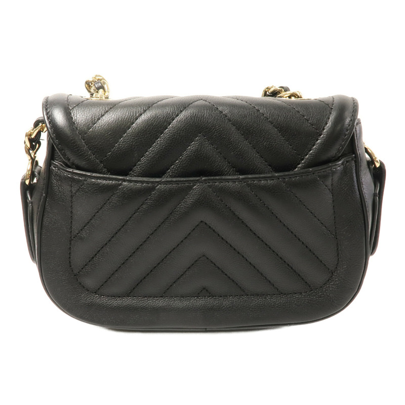 CHANEL 牛皮皮革Chain Shoulder鏈帶肩背袋-1