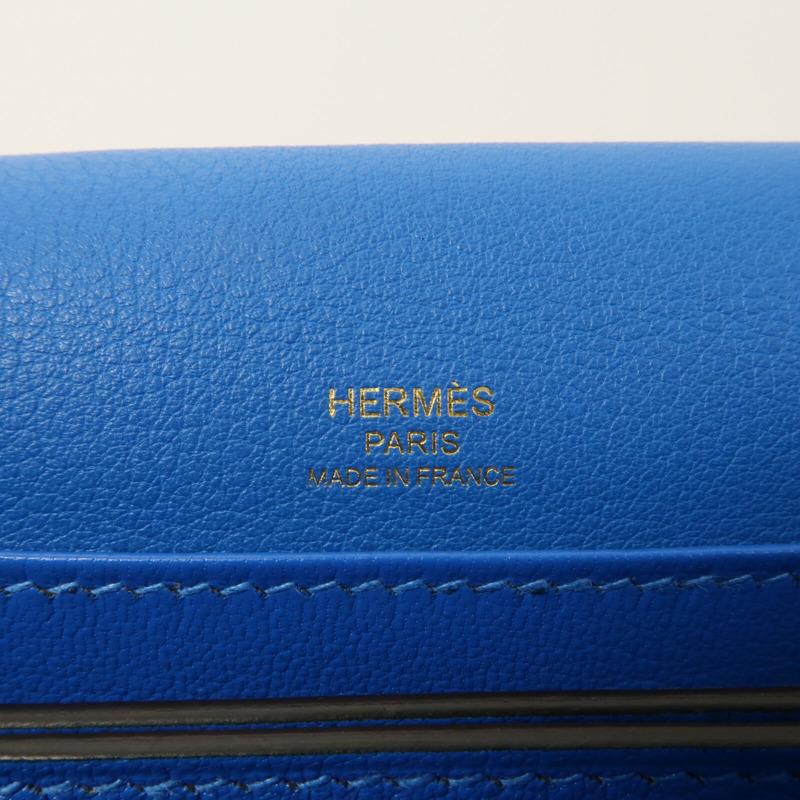 HERMES Evercolor皮革Roulis Mini肩背袋Blue Zanzibar-6