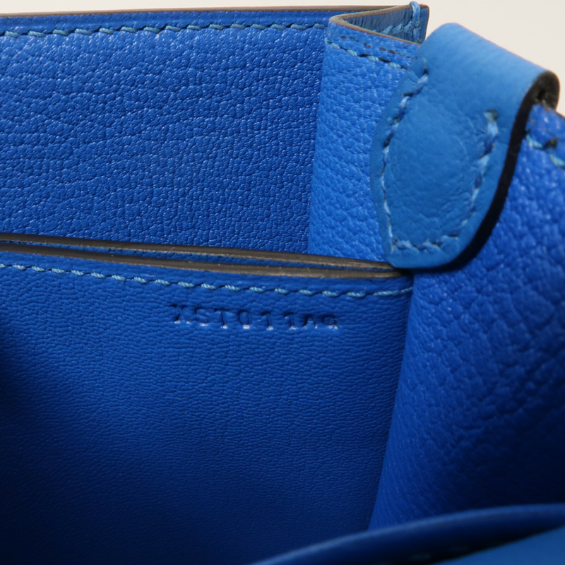 HERMES Evercolor皮革Roulis Mini肩背袋Blue Zanzibar-7