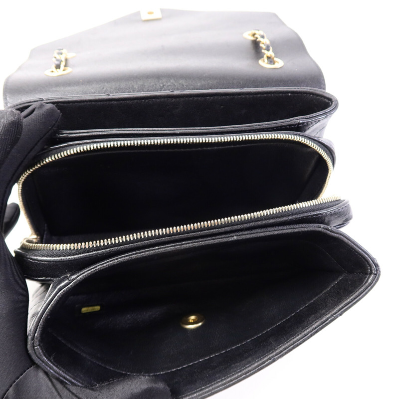 CHANEL 牛皮皮革Envelope Flap Bag鏈帶肩背袋-4