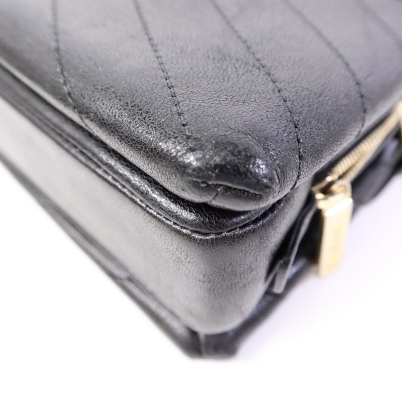 CHANEL 牛皮皮革Envelope Flap Bag鏈帶肩背袋-12