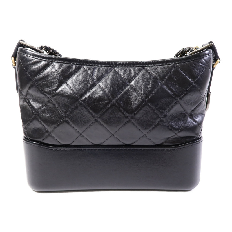 CHANEL 牛皮皮革Gabrielle Medium鏈帶肩背袋-1