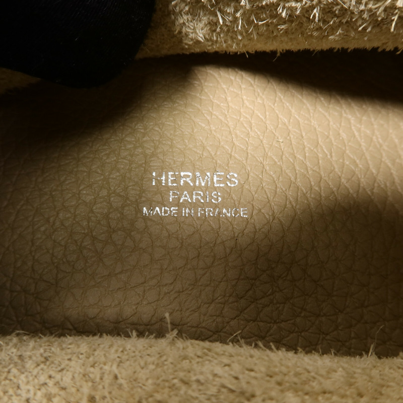 HERMES Clemence皮革Picotin MM扣手挽袋Trench-5