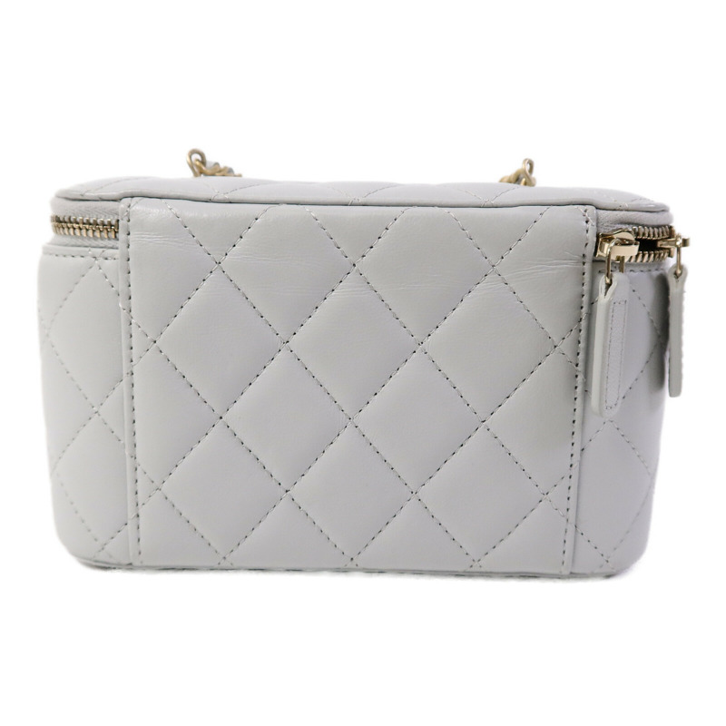 CHANEL 羊皮皮革Vanity Case鏈帶肩背袋-1