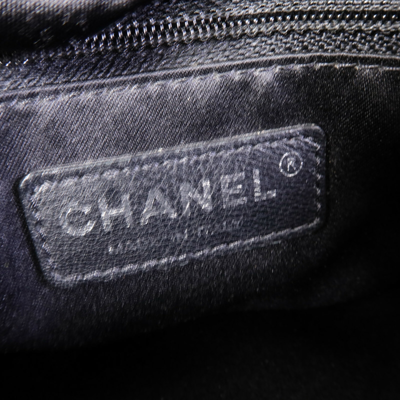 CHANEL 牛皮皮革GST Grand Shopping Tote Bag鏈帶肩背袋-5