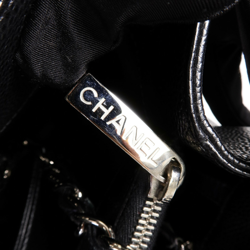 CHANEL 牛皮皮革GST Grand Shopping Tote Bag鏈帶肩背袋-6