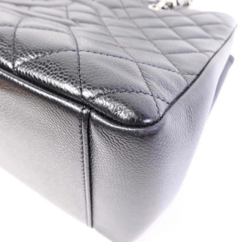 CHANEL 牛皮皮革GST Grand Shopping Tote Bag鏈帶肩背袋-10