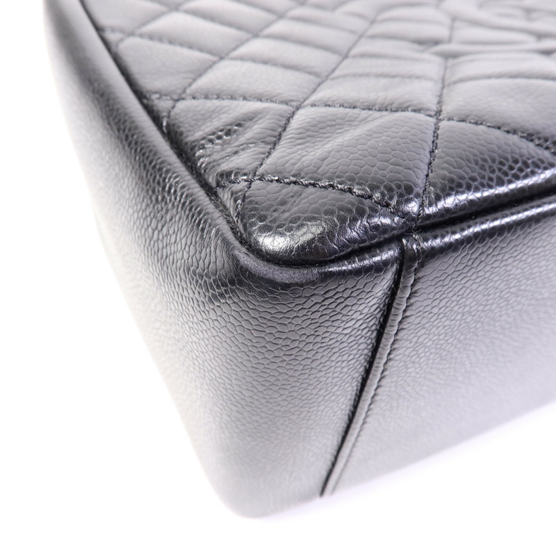 CHANEL 牛皮皮革GST Grand Shopping Tote Bag鏈帶肩背袋-11