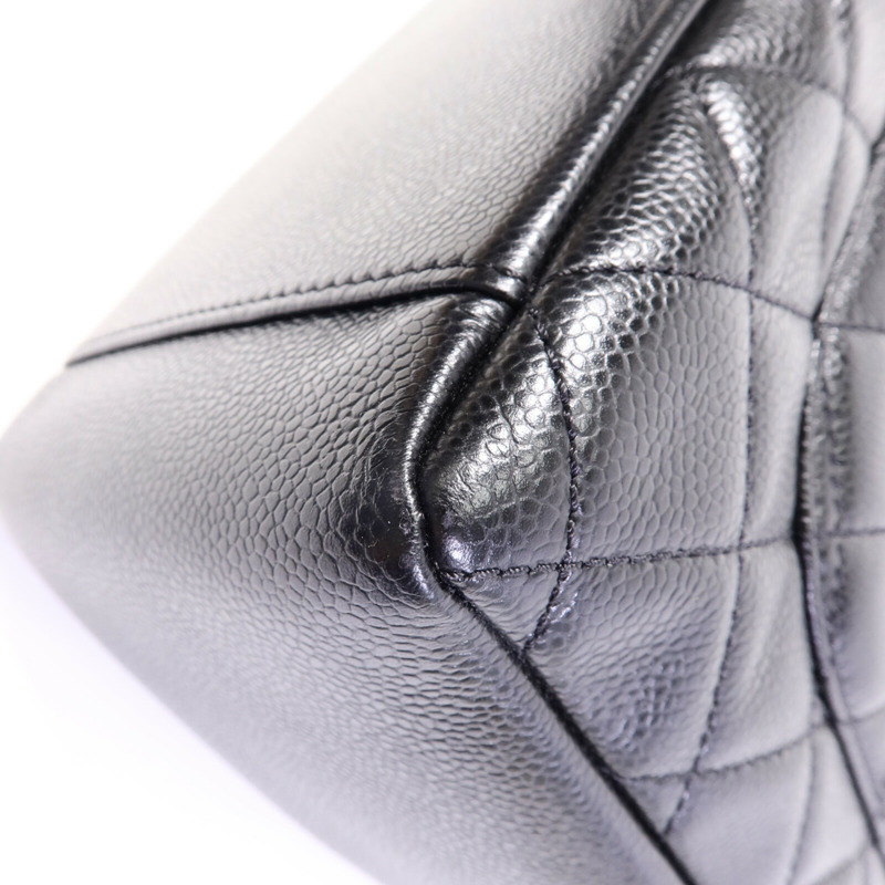 CHANEL 牛皮皮革GST Grand Shopping Tote Bag鏈帶肩背袋-12