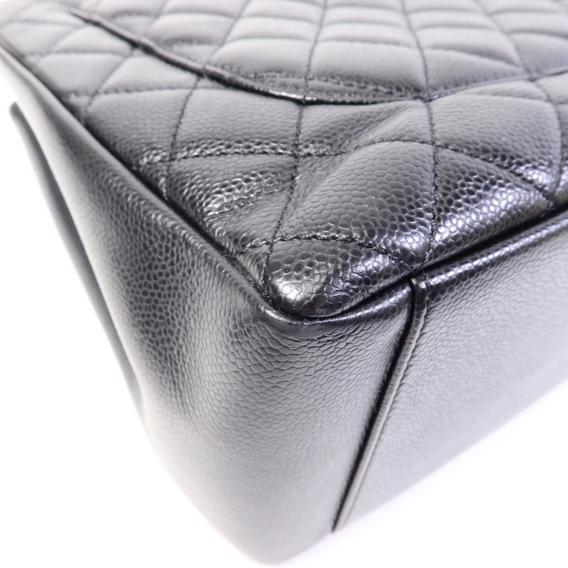 CHANEL 牛皮皮革GST Grand Shopping Tote Bag鏈帶肩背袋-13
