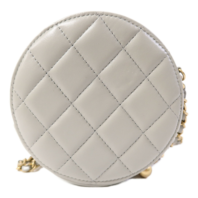 CHANEL 羊皮皮革Vanity Case鏈帶肩背袋-1