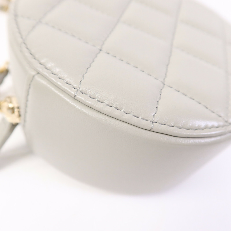 CHANEL 羊皮皮革Vanity Case鏈帶肩背袋-11