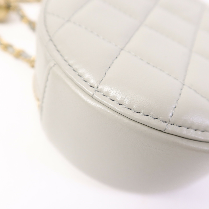 CHANEL 羊皮皮革Vanity Case鏈帶肩背袋-13