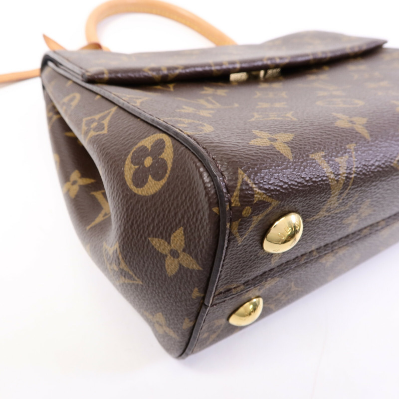 LOUIS VUITTON Monogram Cluny BB手挽肩背兩用袋-11