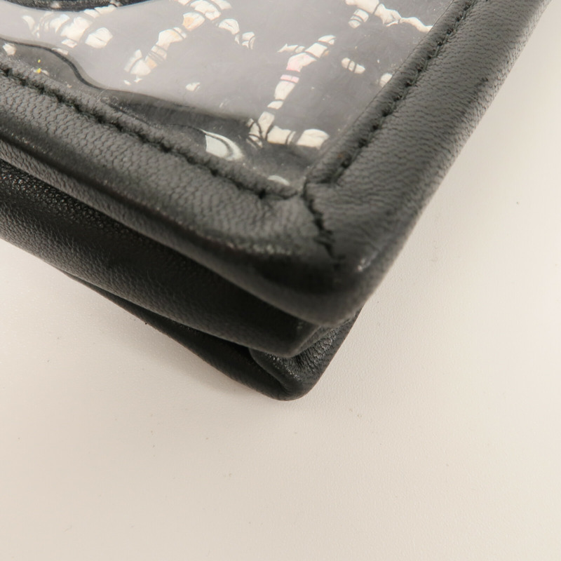 CHANEL Tweed/PVC Clutch with Chain鏈帶肩背袋-12