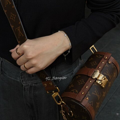 S5434-LV Papillon Trunk 原花圓桶兩用包M57835