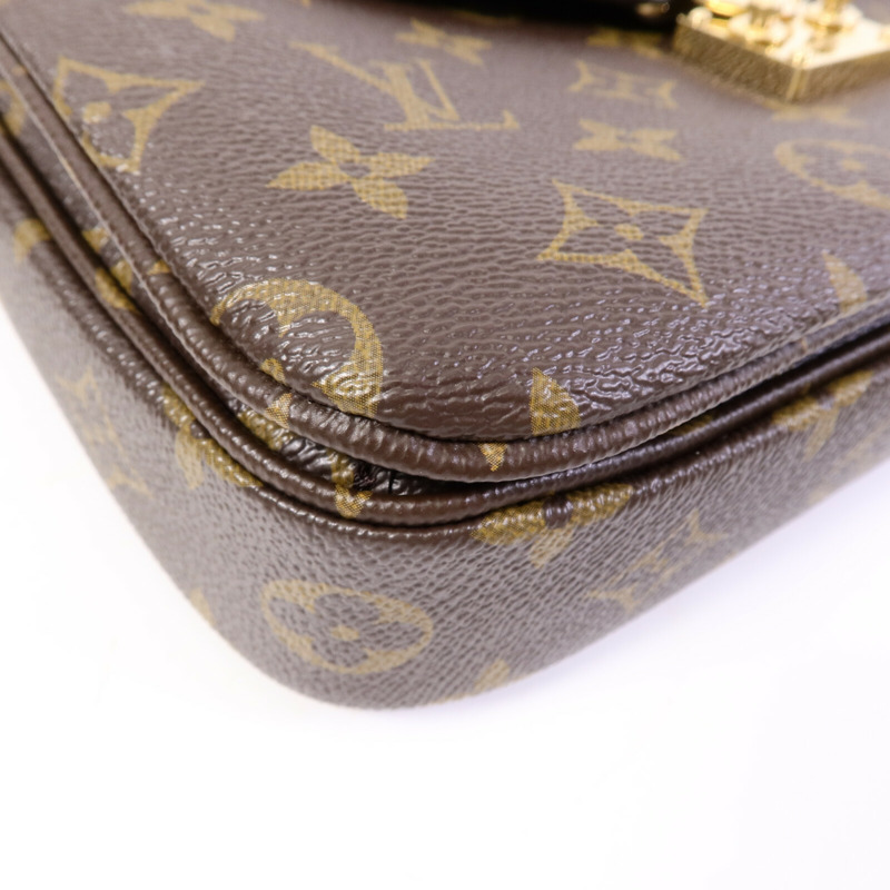 LOUIS VUITTON Monogram Pochette Metis MM手挽肩背兩用袋-10