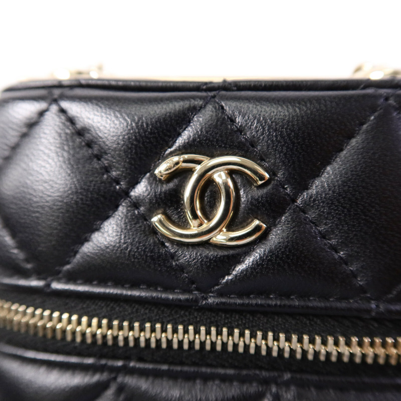 CHANEL 羊皮皮革Trendy CC Phone Bag鏈帶肩背袋-6