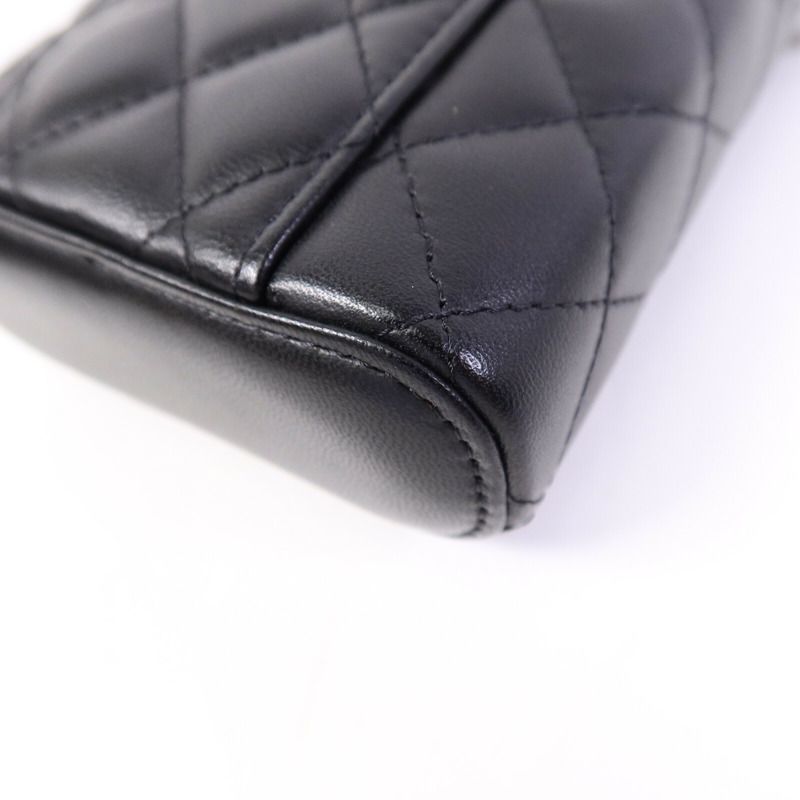 CHANEL 羊皮皮革Trendy CC Phone Bag鏈帶肩背袋-12