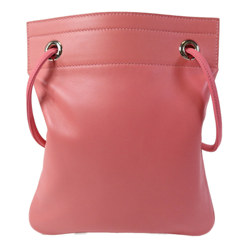 HERMES Swift皮革Aline Mini肩背袋Rose Azalee-1