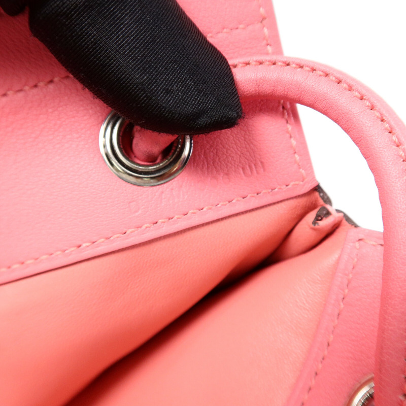 HERMES Swift皮革Aline Mini肩背袋Rose Azalee-8