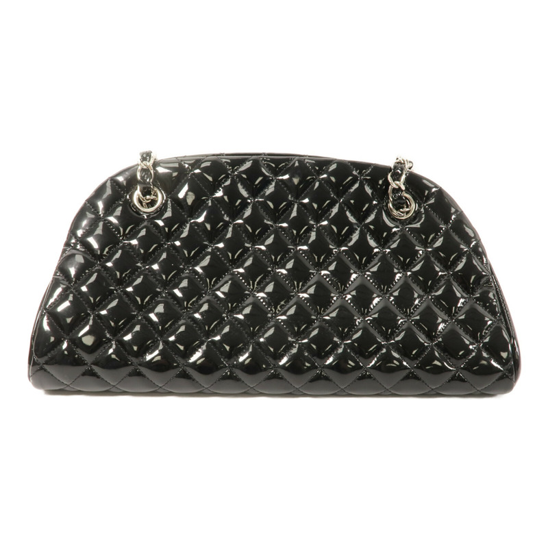 CHANEL 漆皮皮革Shoudler Bag鏈帶肩背袋-1