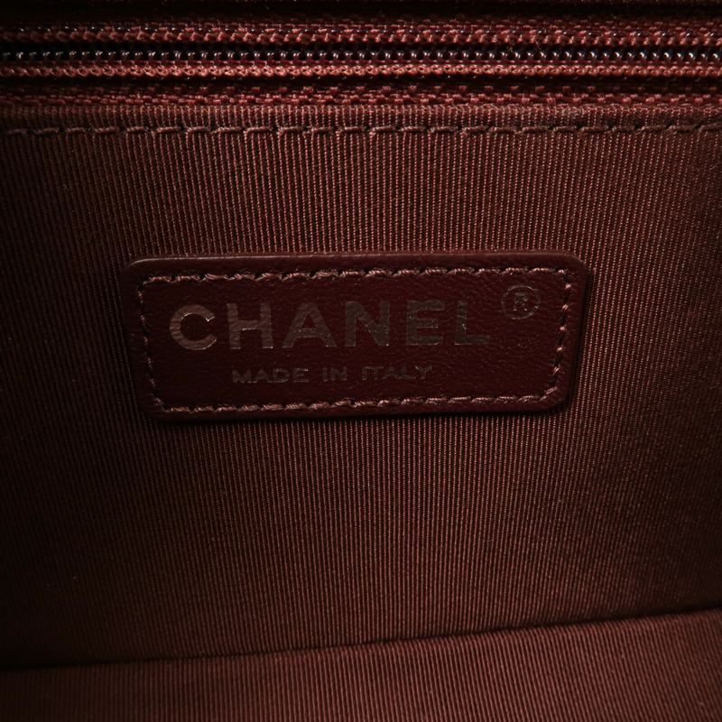 CHANEL 羊皮皮革Carmera Bag鏈帶肩背袋-5