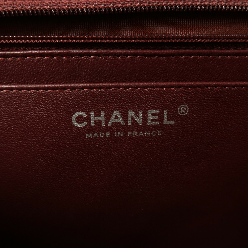 CHANEL 羊皮皮革Large Classic鏈帶肩背袋-6