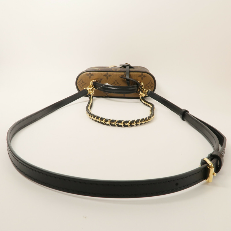 LOUIS VUITTON Monogram Reverse Vanity Chain Pouch手挽肩背兩用袋-7