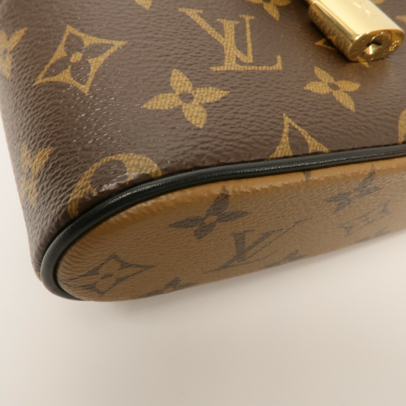 LOUIS VUITTON Monogram Reverse Vanity Chain Pouch手挽肩背兩用袋-9