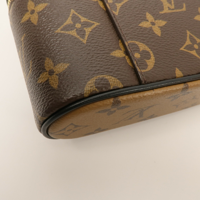 LOUIS VUITTON Monogram Reverse Vanity Chain Pouch手挽肩背兩用袋-11