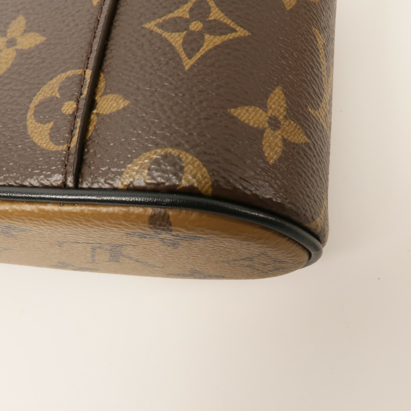 LOUIS VUITTON Monogram Reverse Vanity Chain Pouch手挽肩背兩用袋-12