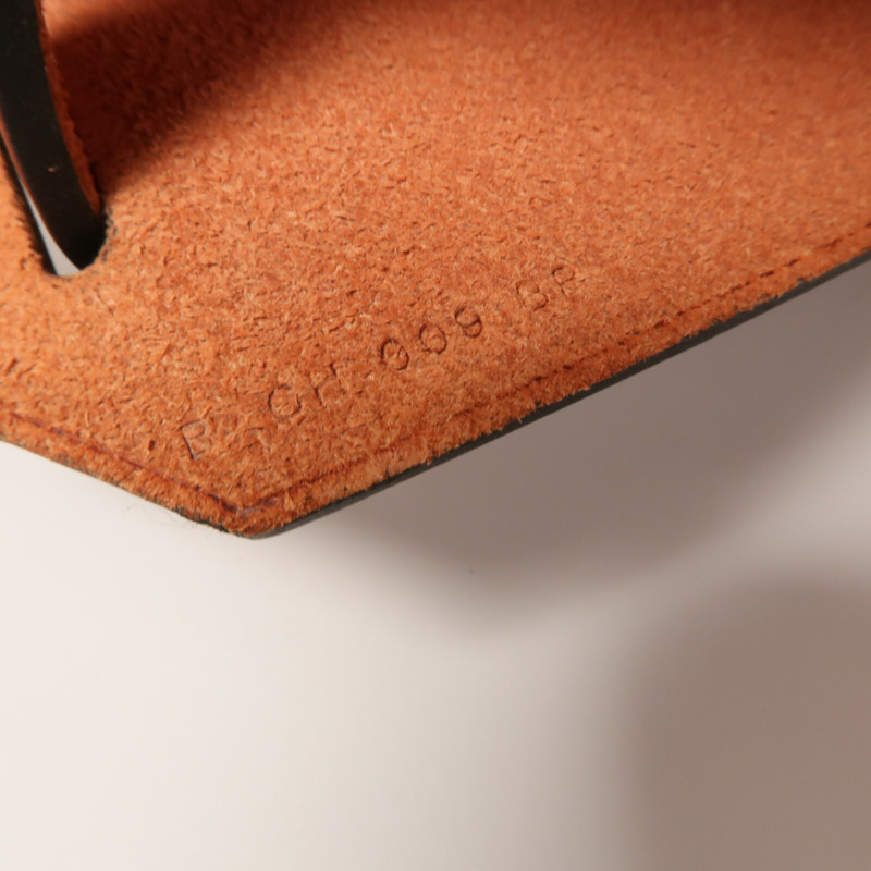 HERMES 帆布Herbag PM手挽肩背兩用袋Orange Mecano/Rough H-7