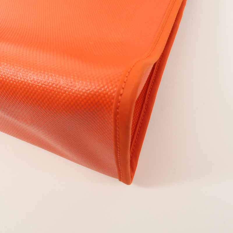 HERMES 帆布Herbag PM手挽肩背兩用袋Orange Mecano/Rough H-13