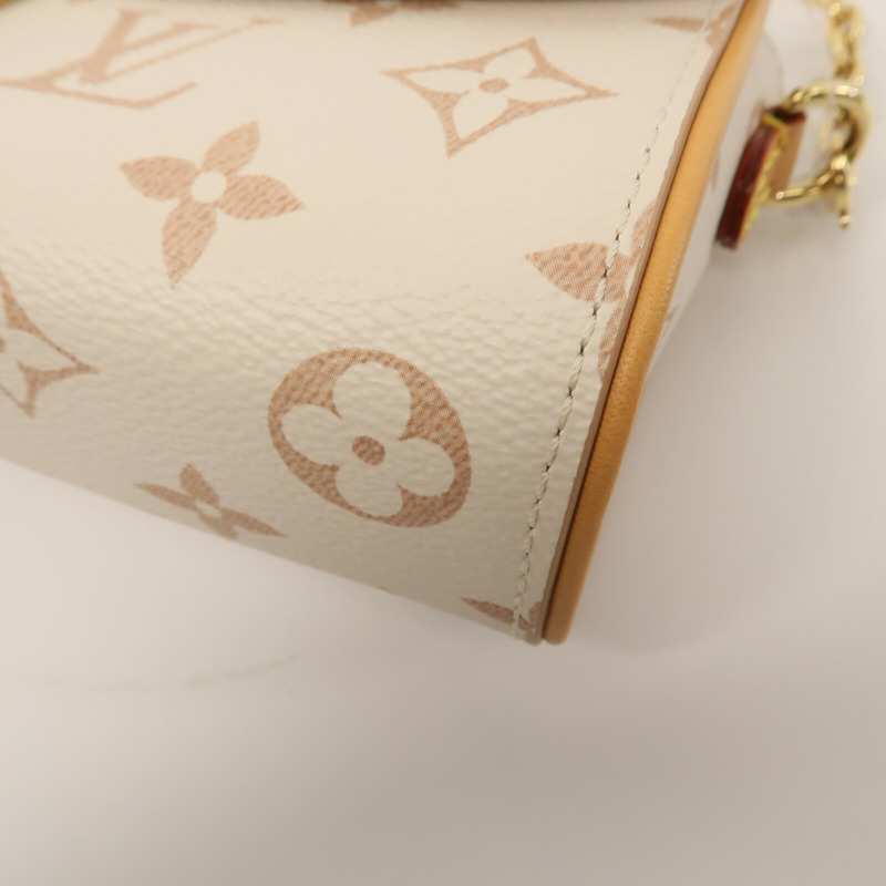 LOUIS VUITTON Monogram Dune Pochette Camille鏈帶肩背袋-11