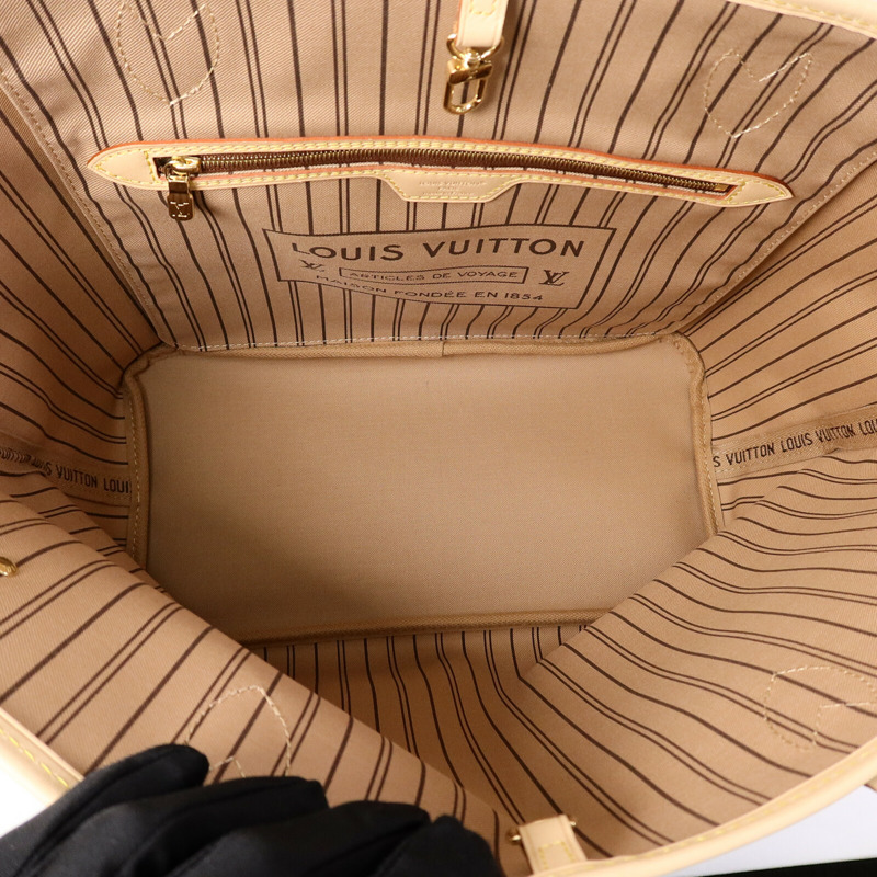 LOUIS VUITTON Monogram Neverfull MM手挽袋-4