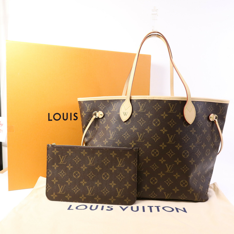 LOUIS VUITTON Monogram Neverfull MM手挽袋-8