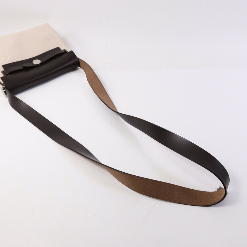 HERMES 帆布Mini Herbag肩背袋Ebene-8