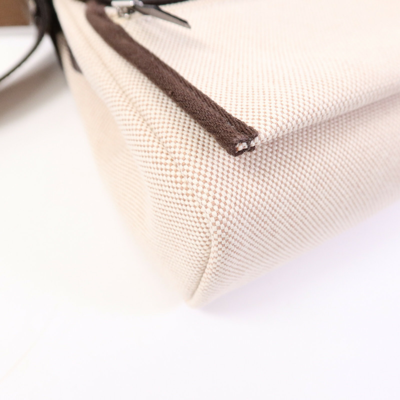 HERMES 帆布Mini Herbag肩背袋Ebene-13