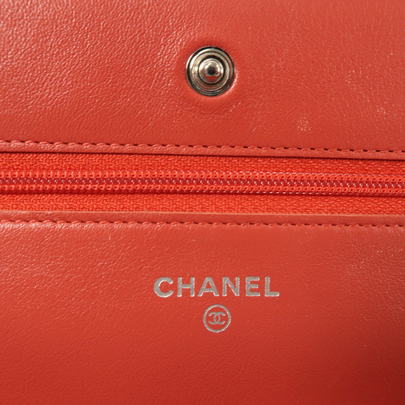 CHANEL 漆皮皮革WOC Wallet On Chain鏈帶肩背袋-5