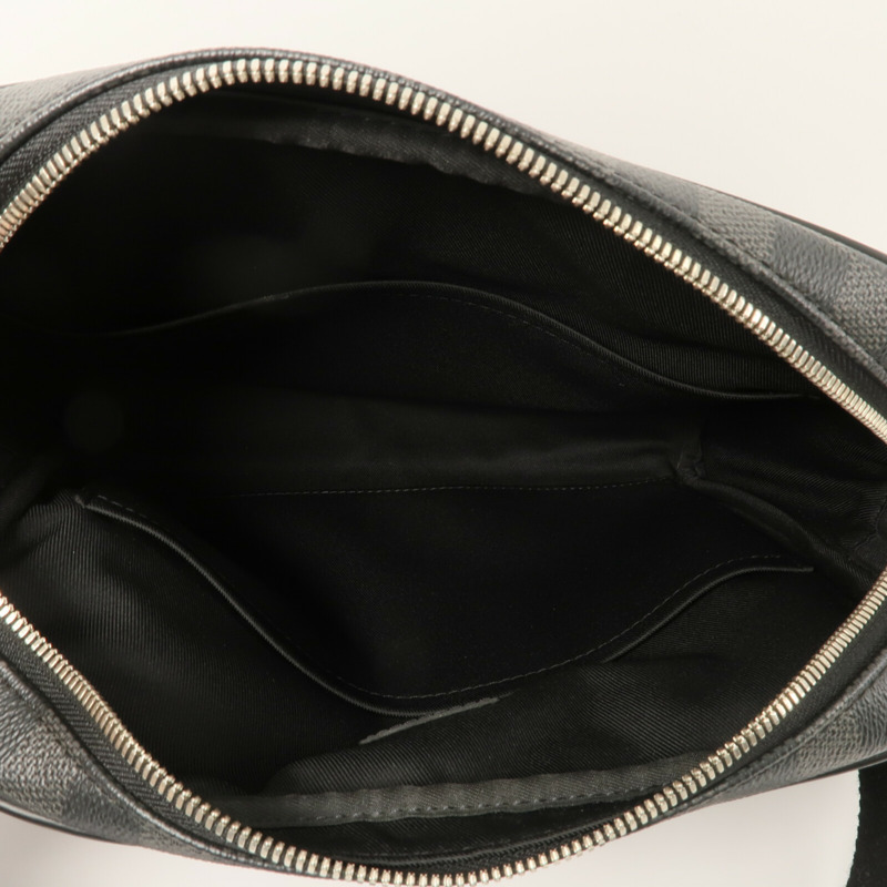 LOUIS VUITTON Damier Graphite Dayton Reporter Bag肩背袋-4