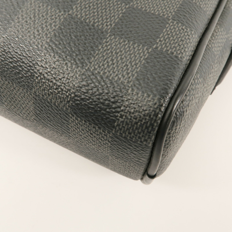 LOUIS VUITTON Damier Graphite Dayton Reporter Bag肩背袋-10