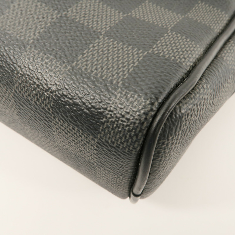 LOUIS VUITTON Damier Graphite Dayton Reporter Bag肩背袋-12